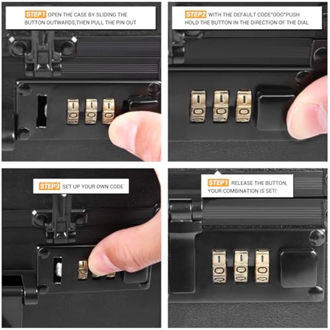 2023 NEW Graded Card Storage Box with Coded Lock,GMA Baseball Football Sports Cards Waterproof Display Trading Card Case,Easy to Carry(3 Slots No Card)