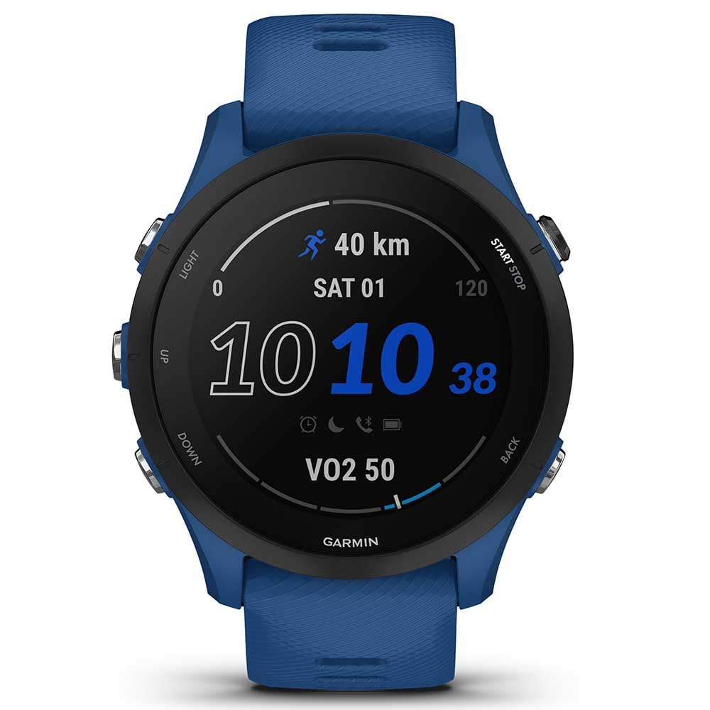 Garmin Forerunner 255 GPS 46mm Running Smartwatch, Lightweight, Advanced Training & Insights, Safety & Tracking Features, up to 14 days Battery Life, Tidal Blue