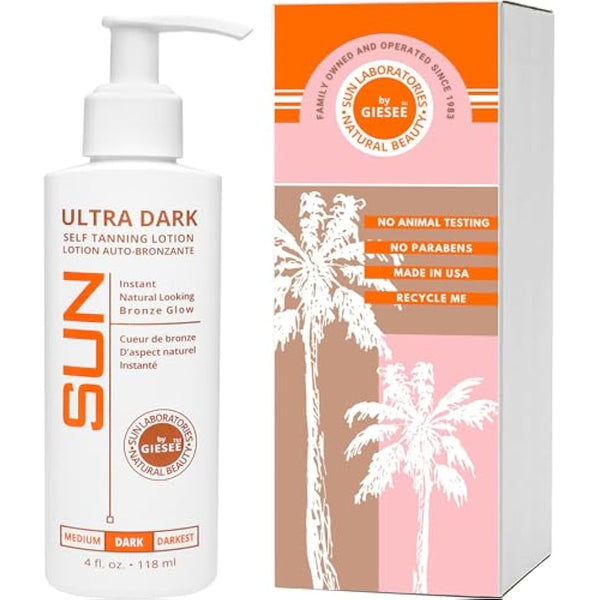 Sunlabs Sun Laboratories Self Tan Lotion Ultra Dark Instant Tint Dark 118ml / 2.7 fl.oz.