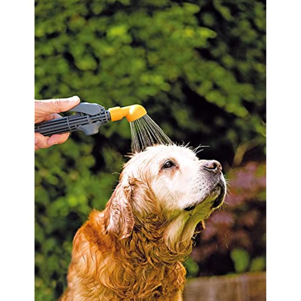 HOZELOCK - Pressure Sprayer Portashower 7L : Ideal for Outdoor Leisure and Gardening Needs (Camping, Caravanning, Cleaning Dogs), Supplied with Shower Spray Head & Carry Strap [4140A0000]