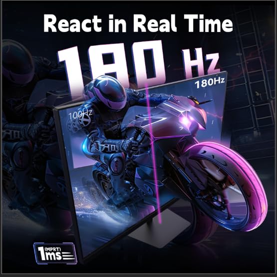 KTC Flat 32 Inch Monitor, QHD 1440P 2K@100Hz IPS Large Computer Monitor, Ultra Thin Bezels, Anti-Blue Light, HDR10, 103% sRGB, 86% DCI-P3, 350 Nits, 3ms MPRT, Adaptive Sync for Working and Gaming