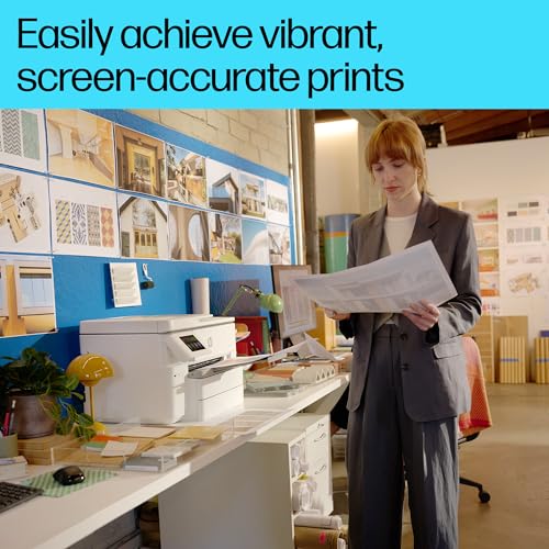 HP OfficeJet Pro 9730e All-in-One Printer | Colour | for Small Office | Wireless | Print, Scan, Copy, ADF | Up To A3 | 2 Tray | 6 months free Instant Ink limited time only