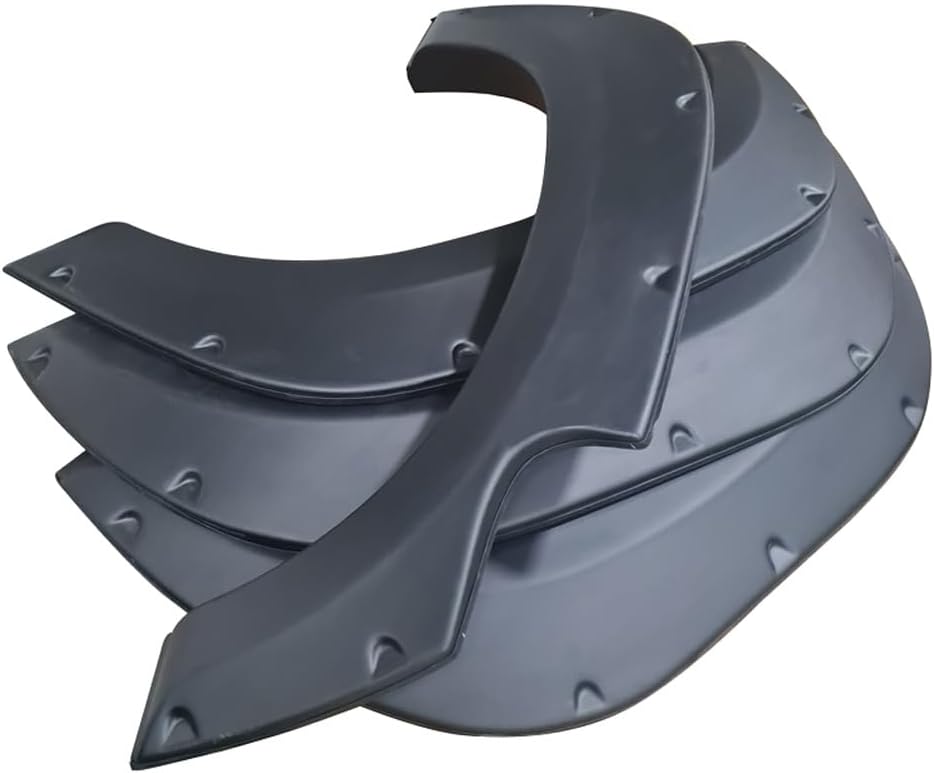 Oneway Set Fender Flares compatible with SsangYong Musso Grand (Short wheel base) 2018-2020 - Matt black