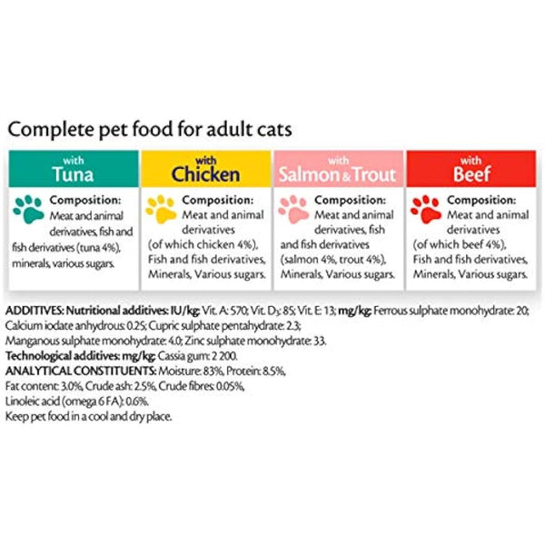FELIX Original Mixed Selection in Jelly Wet Cat Food 12x100g