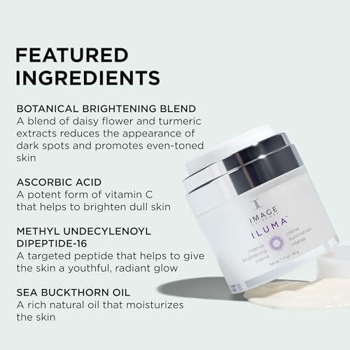 IMAGE Skincare, ILUMA Intense Brightening Crème, Facial Night Cream with Vitamin C to Minimize Appearance of Dark Spots and Discolouration, 48 g