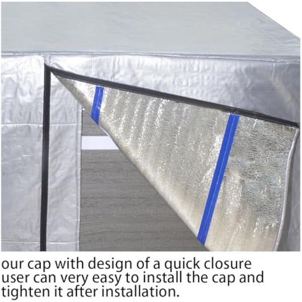 YUJHON Insulated Hot Tub Cover 170G Polyethylene Thermal Insulation Spa Cover Protector Waterproof Hot Tub Cover Replacement (95“x95"x35")