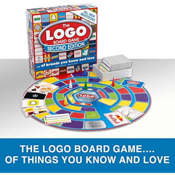 Drumond Park The LOGO Board Game Second Edition - The Family Board Game of Brands and Products You Know and Love, Family Games For Adults And Kids Suitable From 12+ Years