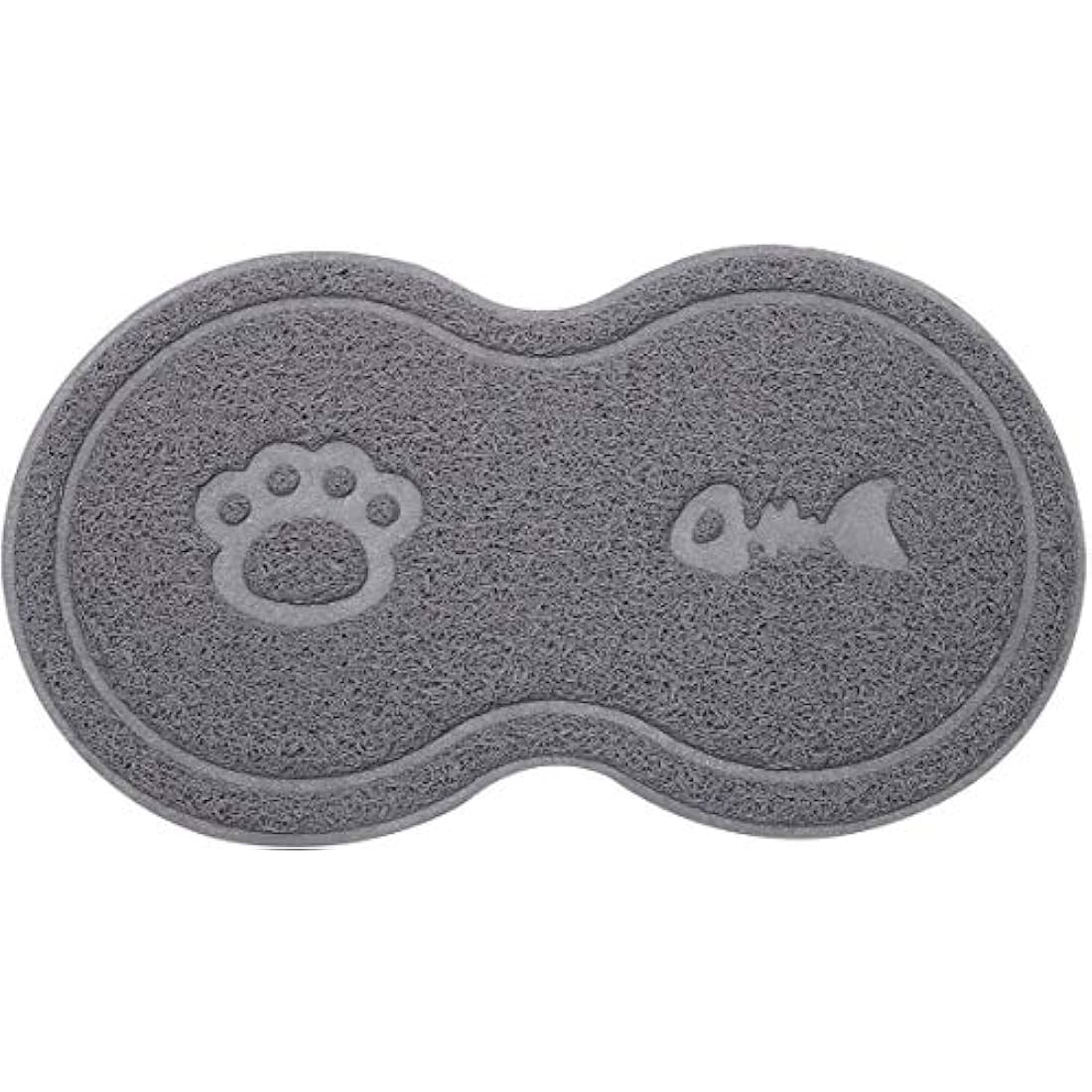 SunAter Silicone Pet Feeding Mat, Feeding Bowl Mat Waterproof Non-slip Pet Food PVC Mat for Cats and Dogs