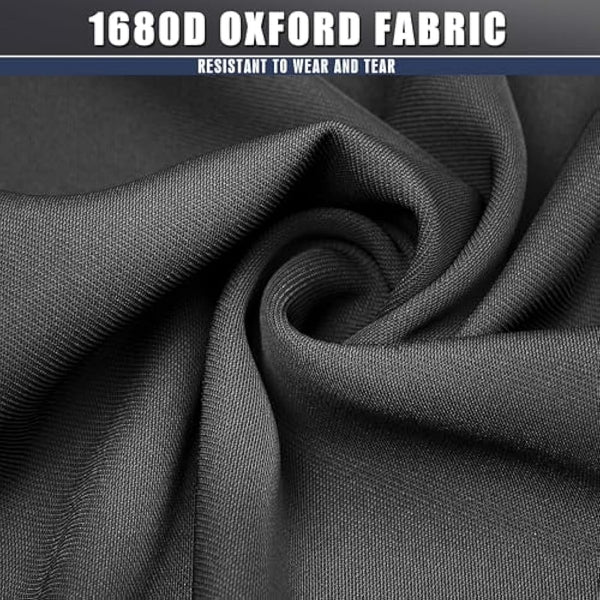 CHAMPKEY Golf Travel Bag Flight with Wheels | With Sturdy Plastic Hard Case Top | Premium Oxford Fabric Golf Bag - High Performance Bag Travel Case