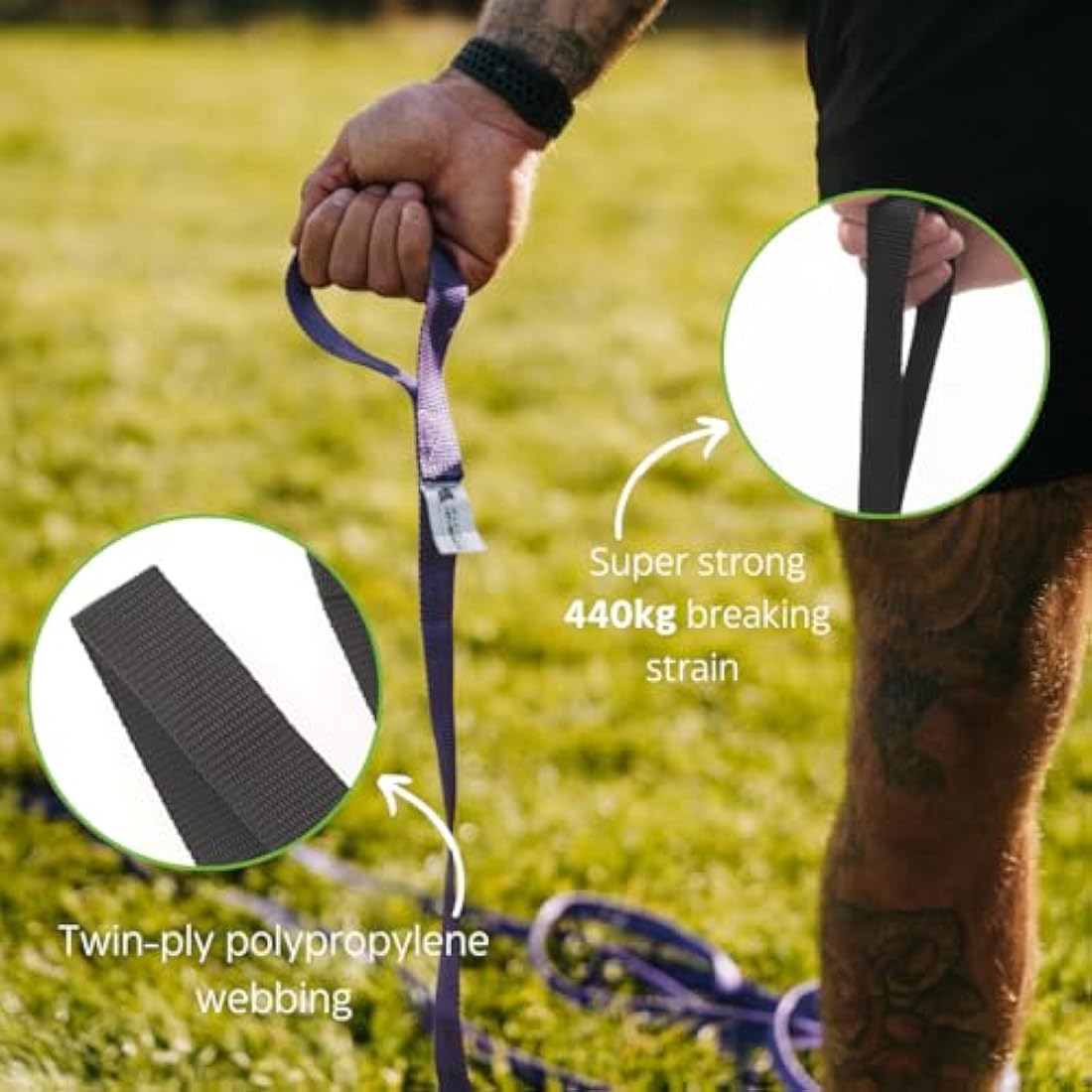 Maximum Pet Products Dog Training Lead (100ft/30m, Black)