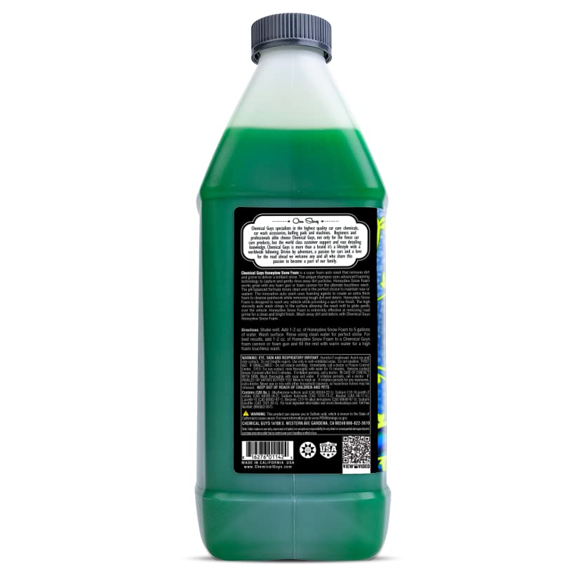 Chemical Guys CWS21116 - Beer Scent Snow Foam Auto Wash Cleanser (16 oz)