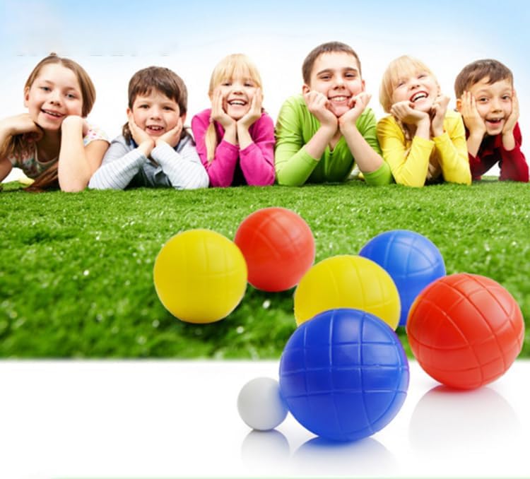 Vivo Technologies 8pc French Boules Set Petanque Balls Garden Game Free Carry Case NEW Fun Kids Entertain