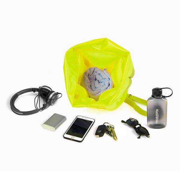 WholeFire 20L Swim Buoy Waterproof Inflatable Dry Bag Swim Safety Float for Water Sports, Open Water Swimmers, Triathletes, Kayakers and Snorkelers