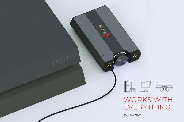 CREATIVE G6 7.1 HD Gaming DAC and External USB Sound Card with Xamp Headphone Amplifier for PS5, PS4, Xbox One, Nintendo Switch and PC
