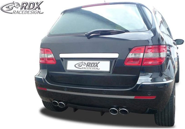 RDX Racedesign Rear bumper skirt 'Diffusor U-Diff' compatible with Mercedes B-Class W245 2005-2011 (PU)