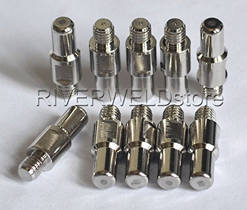 RIVERWELD S45 Plasma Torch Head OEM and Plasma Electrode PR0110 Plasma Tips 0.8 PD0116-08 Outside Nozzle Retaining Cap PC0116 Air Diffuser PE0106 Stand Off Guide CV0010 kit 22pcs