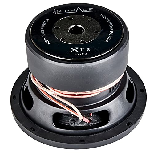 In Phase Car Audio XT-12 1400W 12" XT Series Peak Power Subwoofer, 2 Ohm Duel Voice Coil