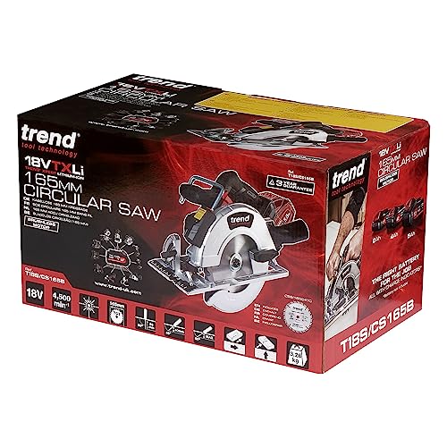 Trend 18V Cordless Brushless Impact Driver with High Performance Motor & Two Speed Settings, Bare Tool (Battery & Charger Sold Separately), T18S/IDB