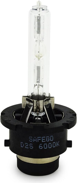 Safego D1S Xenon Bulb 35W 8000K HID Headlight Super Bright Discharge Lamp Replace HID Kit 12V Car Bulbs Ice Blue LED Exterior Headlamp Bulbs, Pack of 2