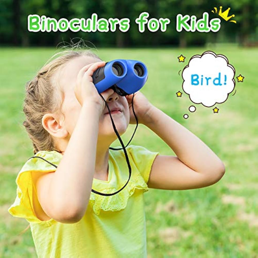 EUTOYZ Binoculars Kids, Boys Toys for 4 5 6 7 Year Old Boy Gift for 3-10 Year Olds Boys Toys Age 3-10 Kids Toys Christmas Gifts Stocking Fillers Blue