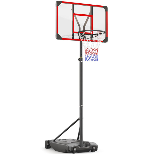 Basketball Hoop for Kids Yohood Basketball Hoop Outdoor 147-260cm Height Adjustable Portable Enlarged Base for Kids Teenagers Youth Adults Backyard Driveway Indoor