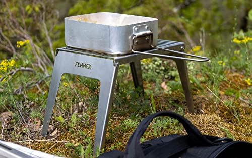 FENNEK Folding Prost | Very Compact | For Grilling Over Hobos, Camping Stoves, Fire Pits and Much More | Made In Germany