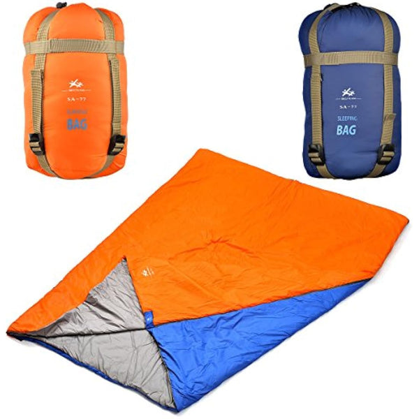 Agemore Ultra-light Warm Weather Rectangular Sleeping Bag, 75" L x 30" W, Lightweight Envelope sleeping bag for Outdoor Camping, Backpacking & Hiking - Fit for Kids, Teens and Adults