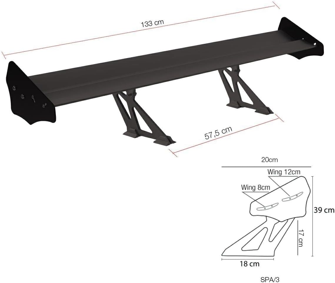 Simoni Racing SPA/3 Universal Adjustable Aerodynamic Spoiler
