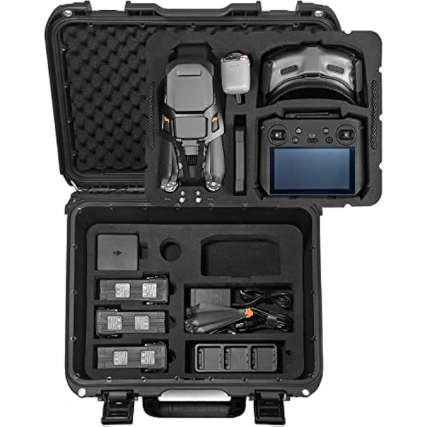 LEKUFEE Waterproof Carrying Case for DJI Mavic 3 Pro/Classic/Combo/RC Pro/RC/N1/Goggles 2/Integra/Motion/RC Motion 2 & Accessories (Case Only)