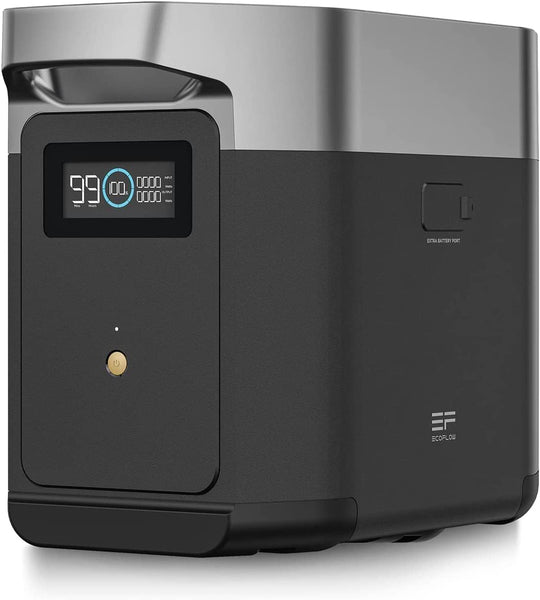 EcoFlow DELTA 2 Portable Power Station with 1-3kWh Expandable Capacity, LFP Battery, Fast Charging, Use as a Solar Generator for Home Backup Power, Camping & RVs