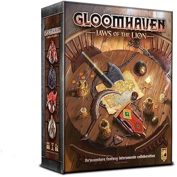 Asmodee - Gloomhaven Second Edition: Jaws of the Lion - Board Game, 1-4 Players, Italian Edition