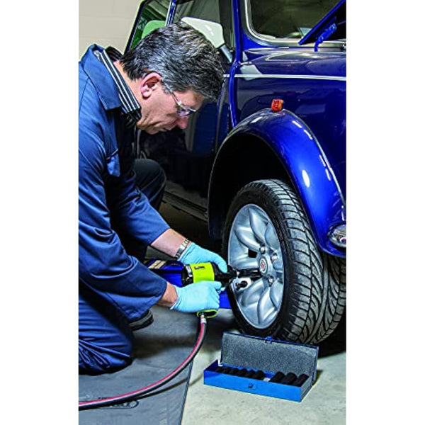 Draper 38369 Expert Hi-Torq Metric Socket Set, 1/2" Square Drive, 10 Pieces , Black