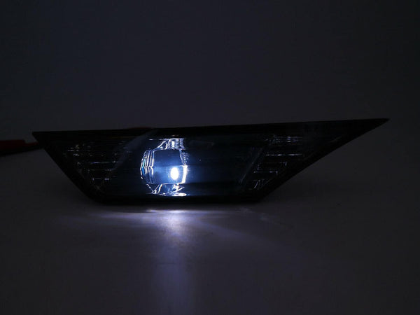 GAZOZ PERFORMANCE Smoke Front Bumper Reflector Side Marker Light Lamps compatible with 16-19 Civic X