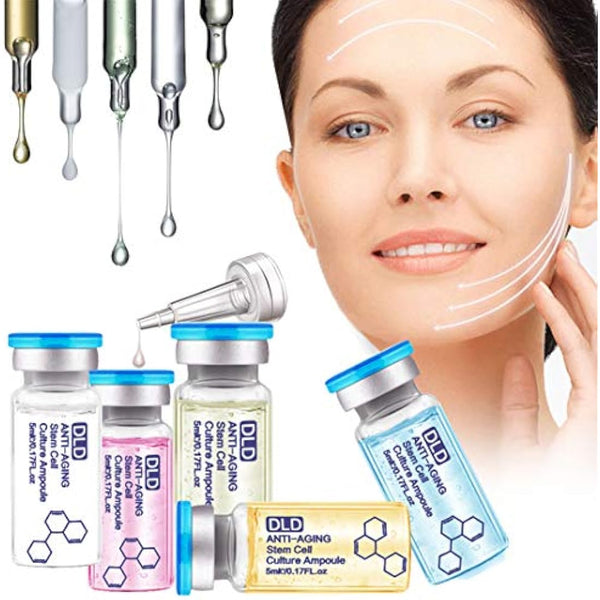 Hyaluronic Acid Serum Anti-Aging Serum Ampoule Set for Micro-needling Skin Spa Treatment - 10 Bottles Starter Kit