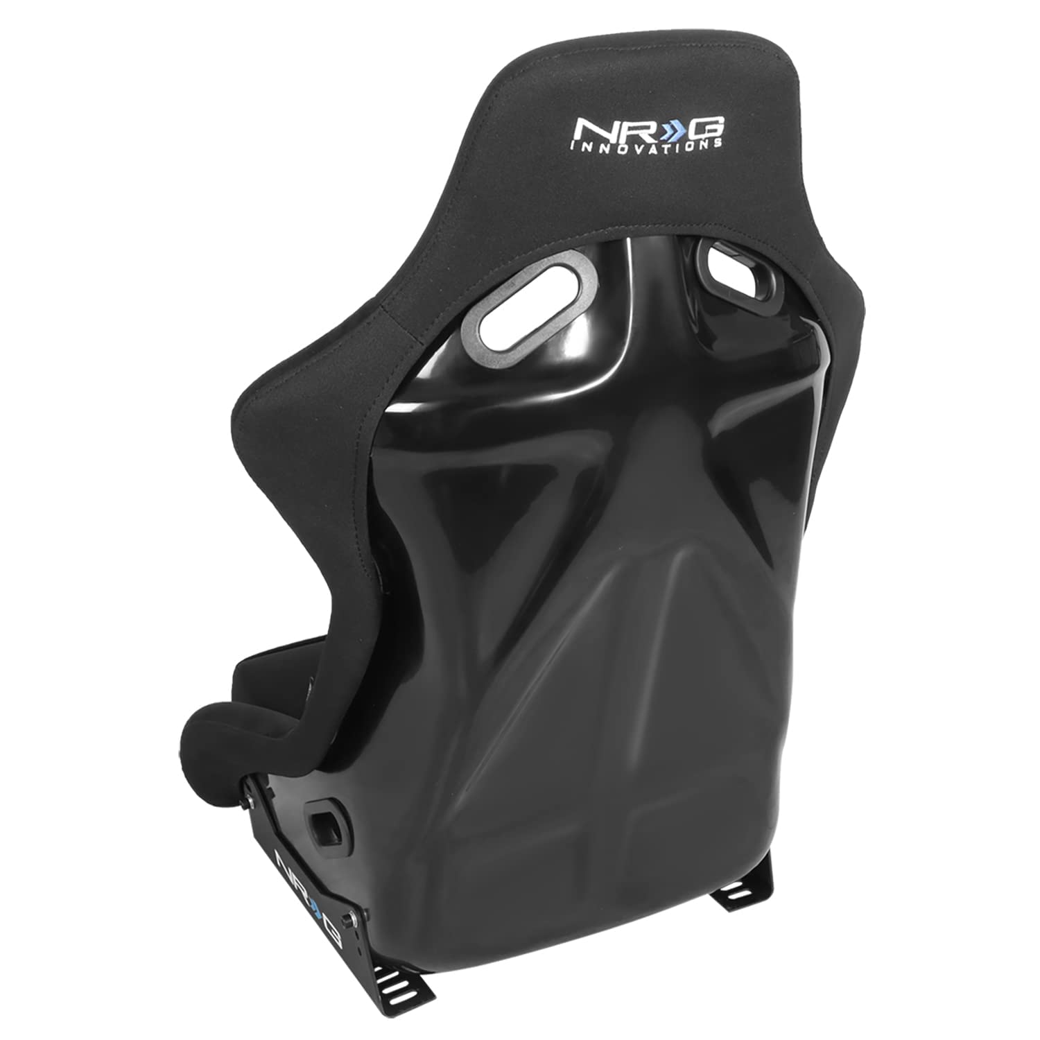 NRG Innovations Fixed Back Sport Bucket Seat - FRP Fiber Glass - Large - Part # FRP-300 Black