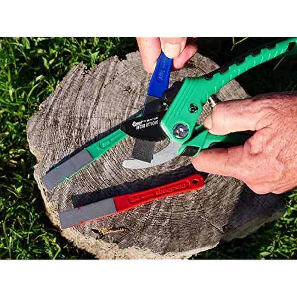 DMT D2K 2.5-Inch Dia-Sharp Diamond Mini-Hone Kit of C/F/E - Multi-Colour