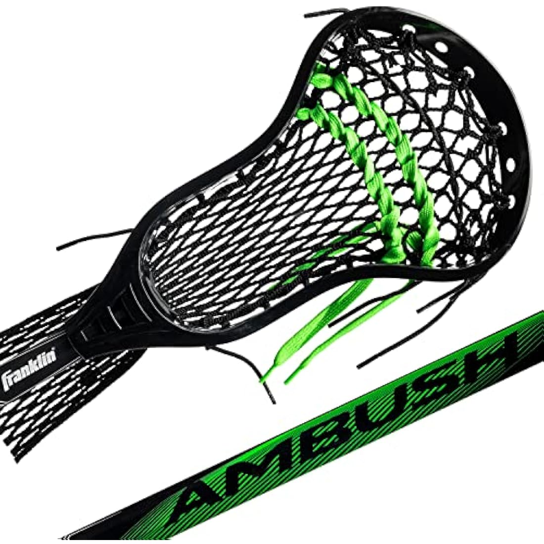 Franklin Sports Ambush Men's + Women's Lacrosse Sticks - Adult + Youth Aluminum Lax Sticks - Boys' + Girls' Game + Training Lacrosse Sticks - Standard + Mini Lax Stick for Kids + Adults
