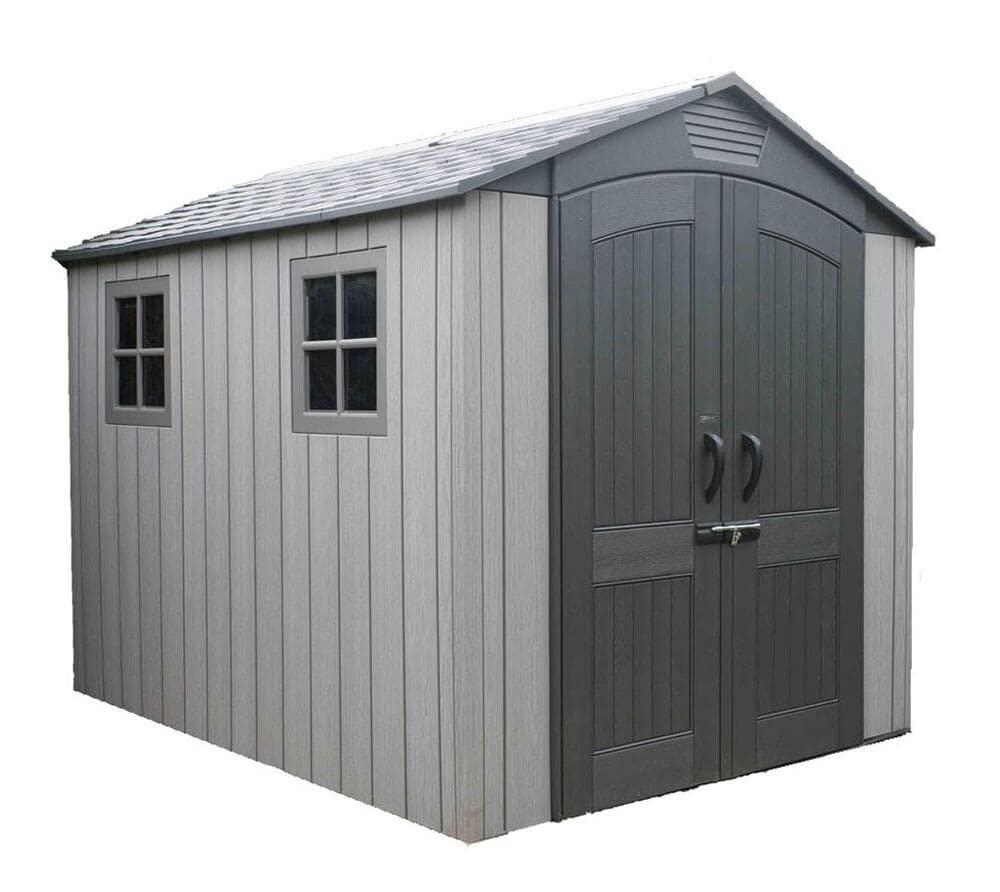 Lifetime 60282 Outdoor Storage Shed, 7 x 12 ft.