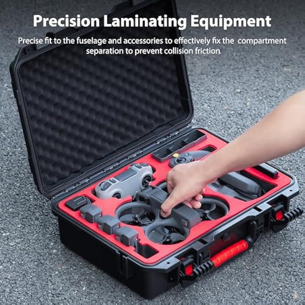 STARTRC Avata 2 Case,Waterproof Carrying Hard Case for DJI Avata 2 Fly More Combo with DJI Goggles 3/RC Motion 3/FPV Remote Controller 3,Battery Charging Hub,FPV Drone Accessories