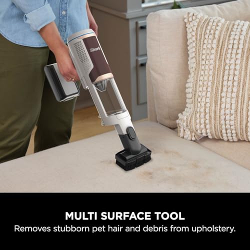 Shark PowerDetect Cordless Vacuum Cleaner, DuoClean Detect, Reverse Clean, Anti Hair Wrap Plus, Lightweight, 70 Min Runtime, Pet, Crevice & Multi-Surface Tools, Flexible, Handheld Mode, Grey IP1251UKT