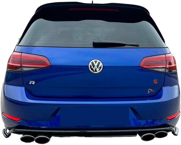 Oneway Rear Side Diffusors compatible with Volkswagen Golf VII (7.5) HB R 2017-2020 - Gloss black