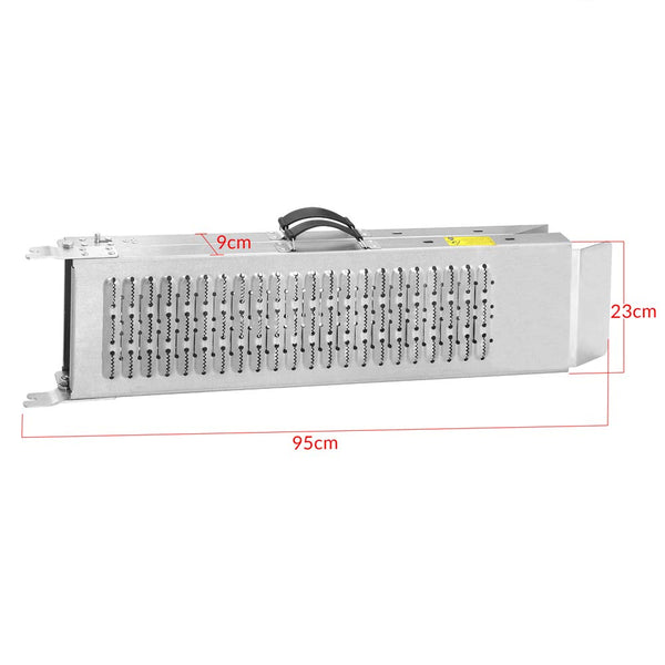 MONZANA® 2x Heavy Duty Loading Ramps 160x22.5x4.5cm | Galvanised Steel Non Slip Perforated Surface | 400kg Load Capacity | Motorbike Access Ramp ATV Quad Motorcycle Lawnmower Scooter Machinery