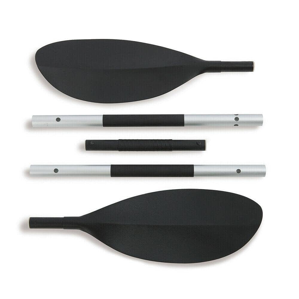 Intex Challenger Kayak, Man Inflatable Canoe with Aluminum Oars and Hand Pump