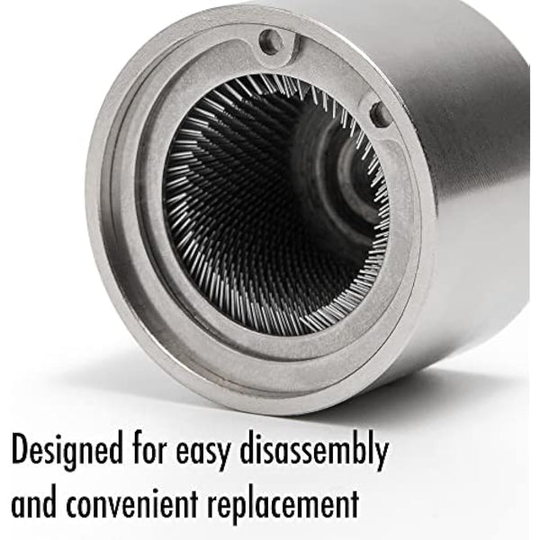 Full-Metal Copper Pipe Cleaner, Tube Cleaning Brush for Drill with Replaceable Brushes, for Professional Plumbers and Industrial Purpose Triple Set