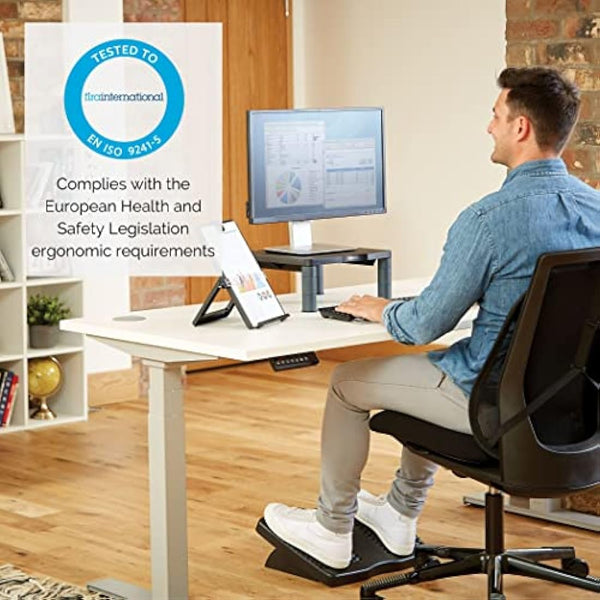 Fellowes Premium Height Adjustable Monitor Stand , Black