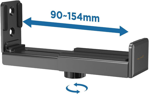 myWall Soundbar HZ30L, Universal Soundbar Mount with 8.9-15.5 cm Depth, Non-Slip Wall Speaker Boxes, max. 15 kg