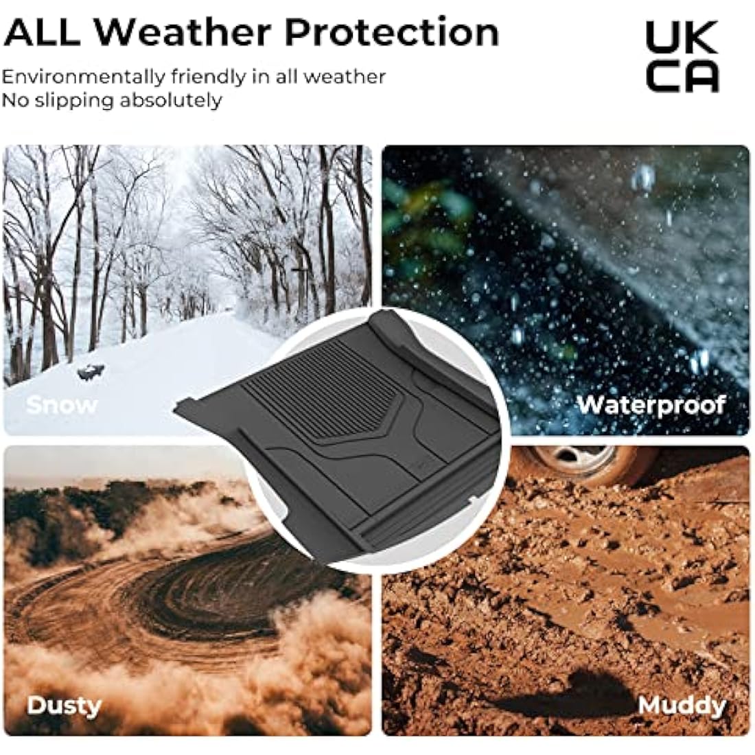 3W Car Boot Liner Custom Fit Tesla Model 3 2017-2023,TPE Trunk Mat Protector for Dog Pet,All Weater Waterproof Non-slip,UKCA Quality Certification,Car Accessories,Black