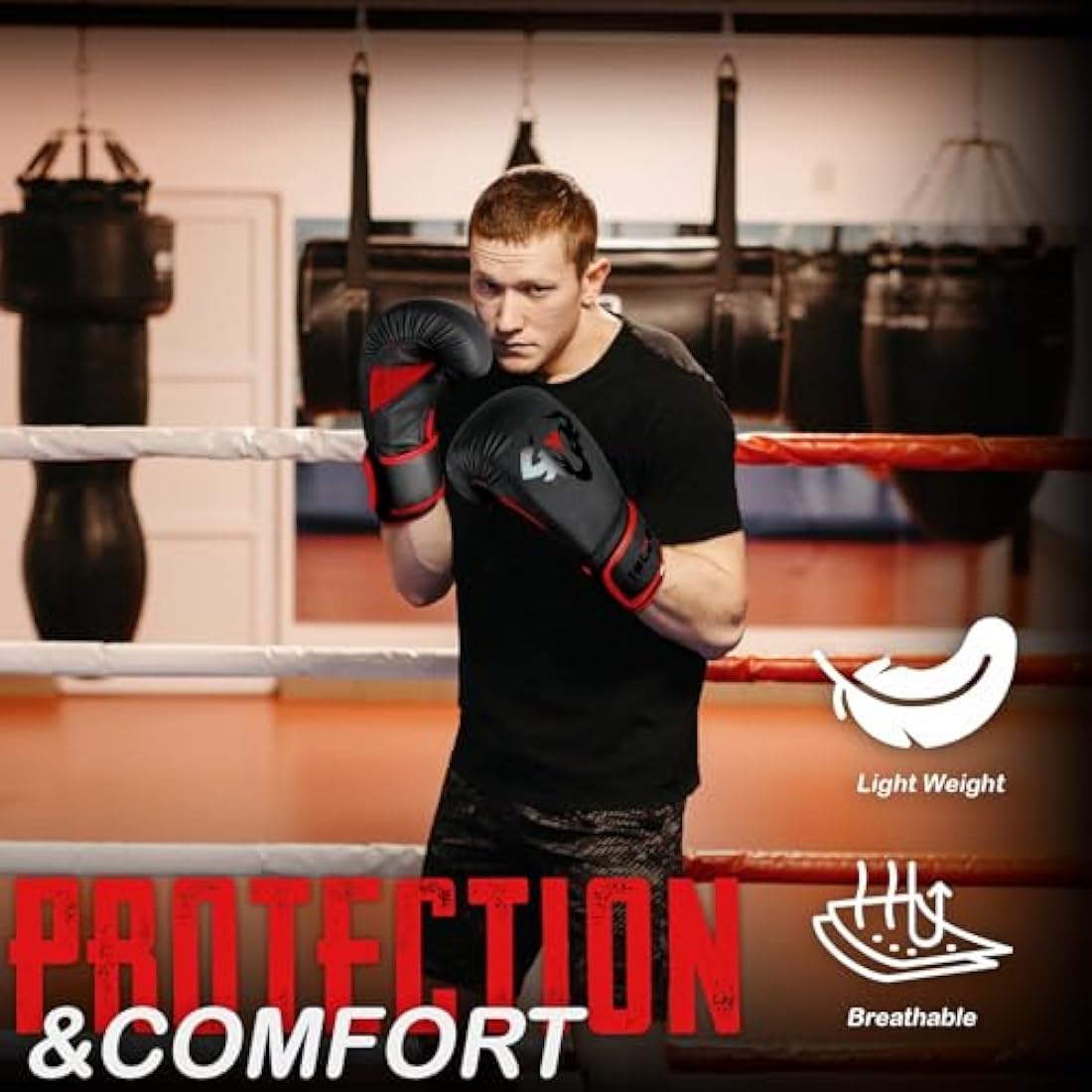 Islero EVO Fitness Matte Black Boxing Gloves Men Punch Bag Women Pink MMA Muay Thai Martial Arts Kick Boxing Sparring Training Fighting Gloves With Hand Wraps