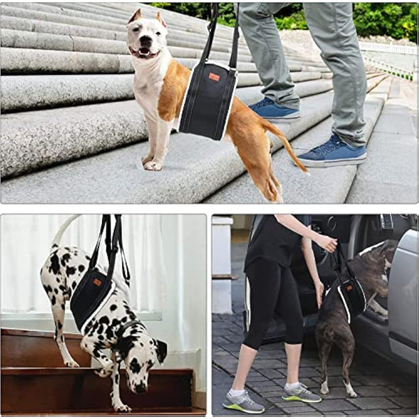 Adjustable Dog Lifting Harness for Large Dog, Soft Sling Support and Rehab Dog Harness for Weak Rear Legs, Assist Injured, Disabled, Senior and After ACL Surgery Rehabilitation Dog (XL)