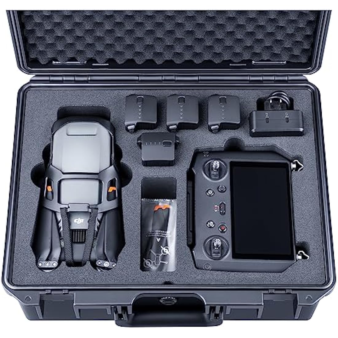 Lykus Titan M350 Waterproof Hard Case for DJI Mavic 3 Pro/Classic, RC Pro and DJI RC Simultaneously, Support Lanyard [CASE ONLY]